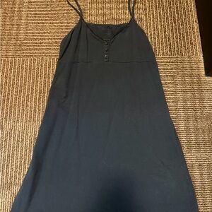Brandy Melville Navy Spaghetti Strap Dress